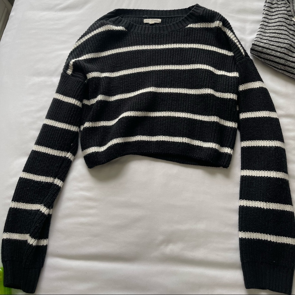 LA Hearts Cropped Knit Sweater